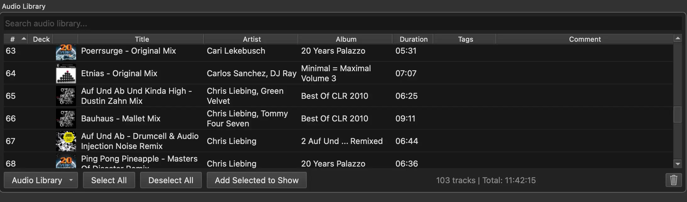 Audio Library