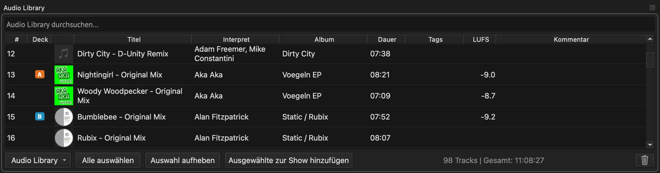 Audio Library