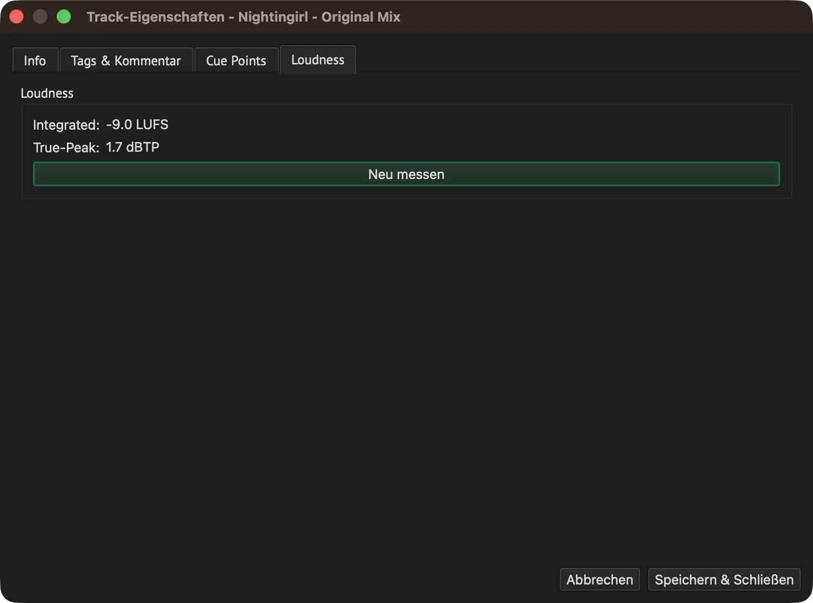 Track Properties