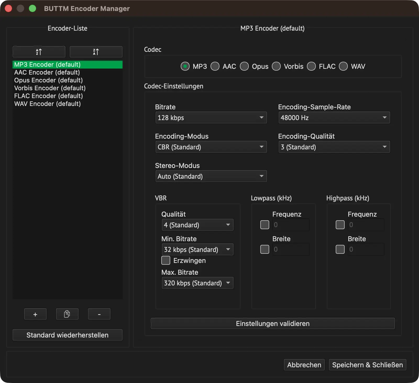 Encoder Manager