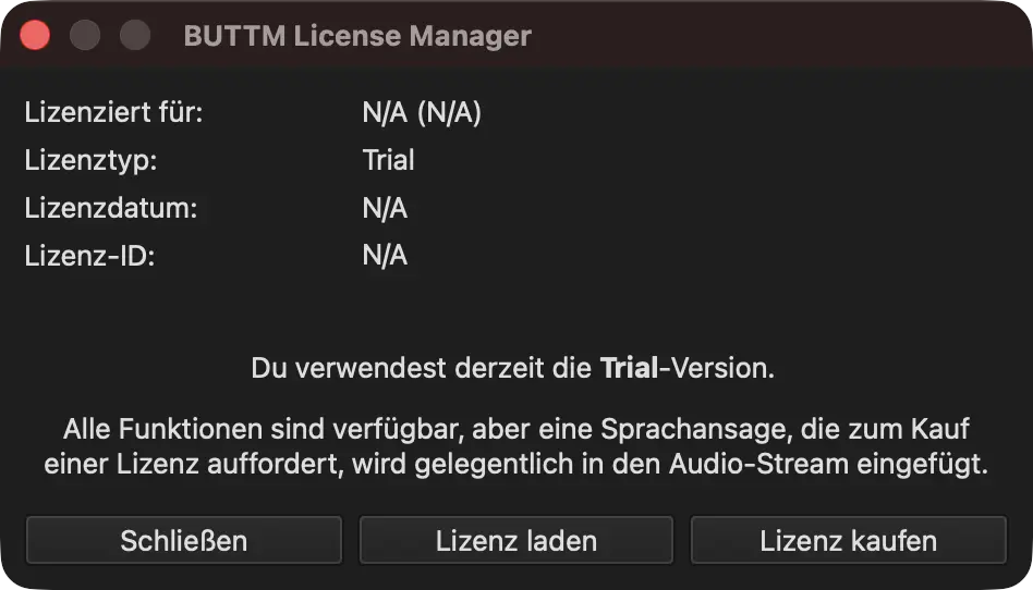 buttm license window