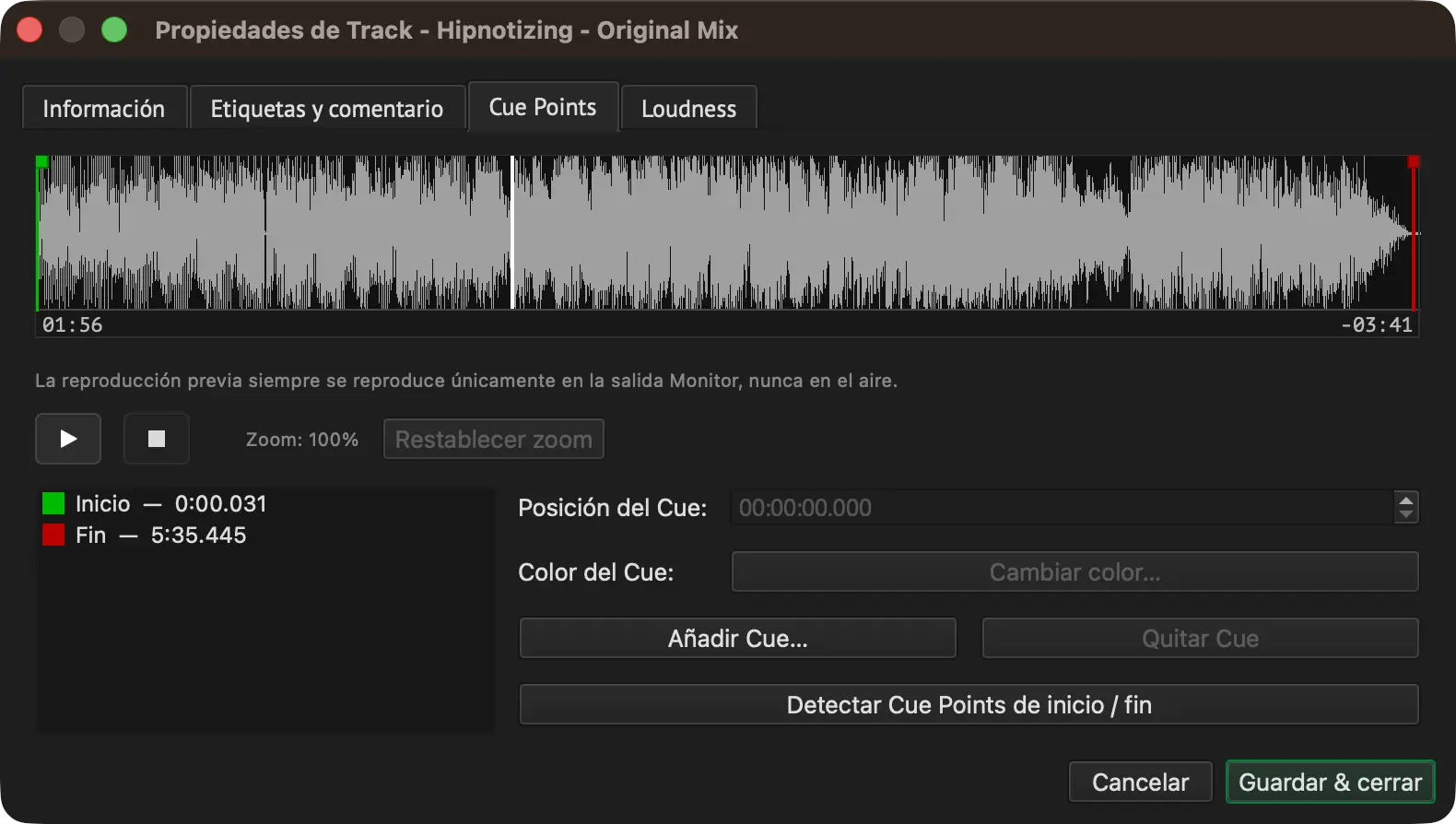 Track Properties
