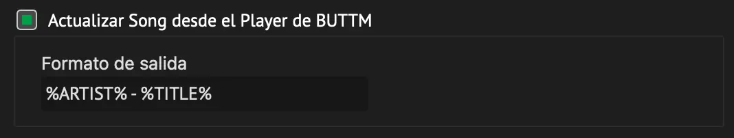 Update song from Audio Player