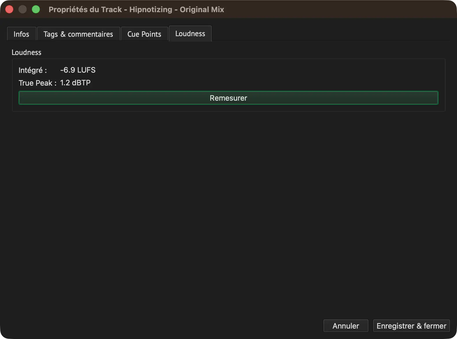 Track Properties