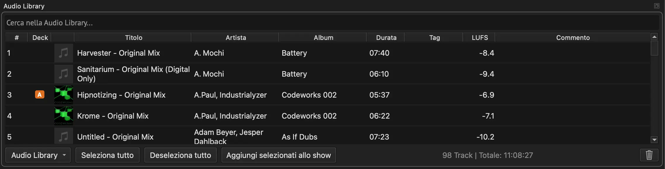 Audio Library