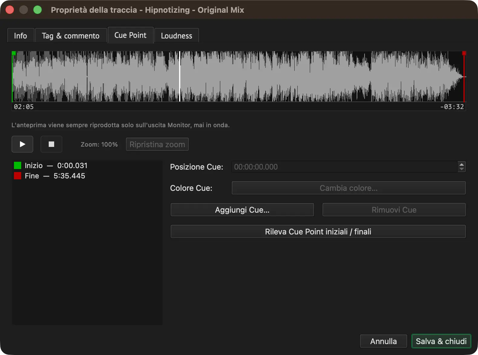 Track Properties
