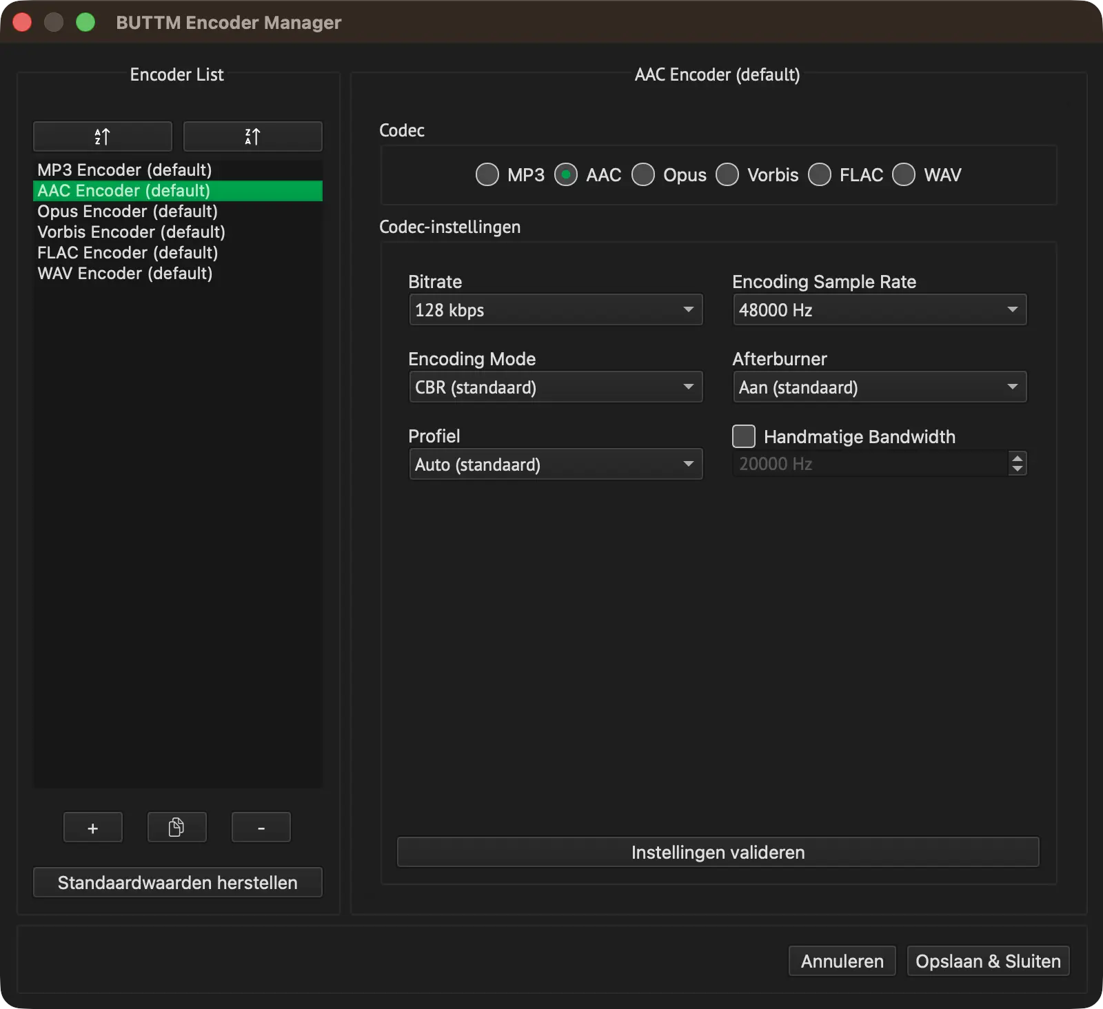 Encoder Manager