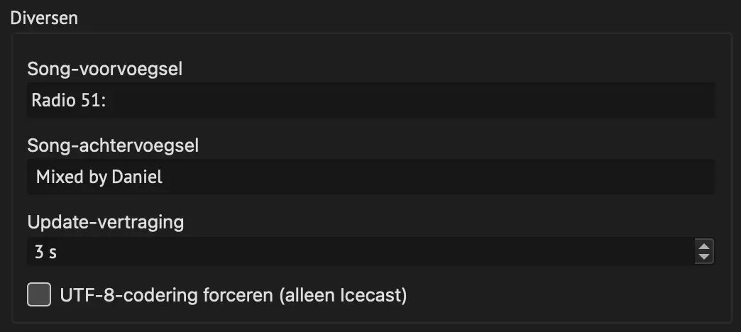 Update song from network