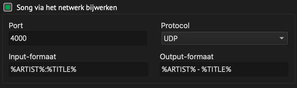 Update song from network