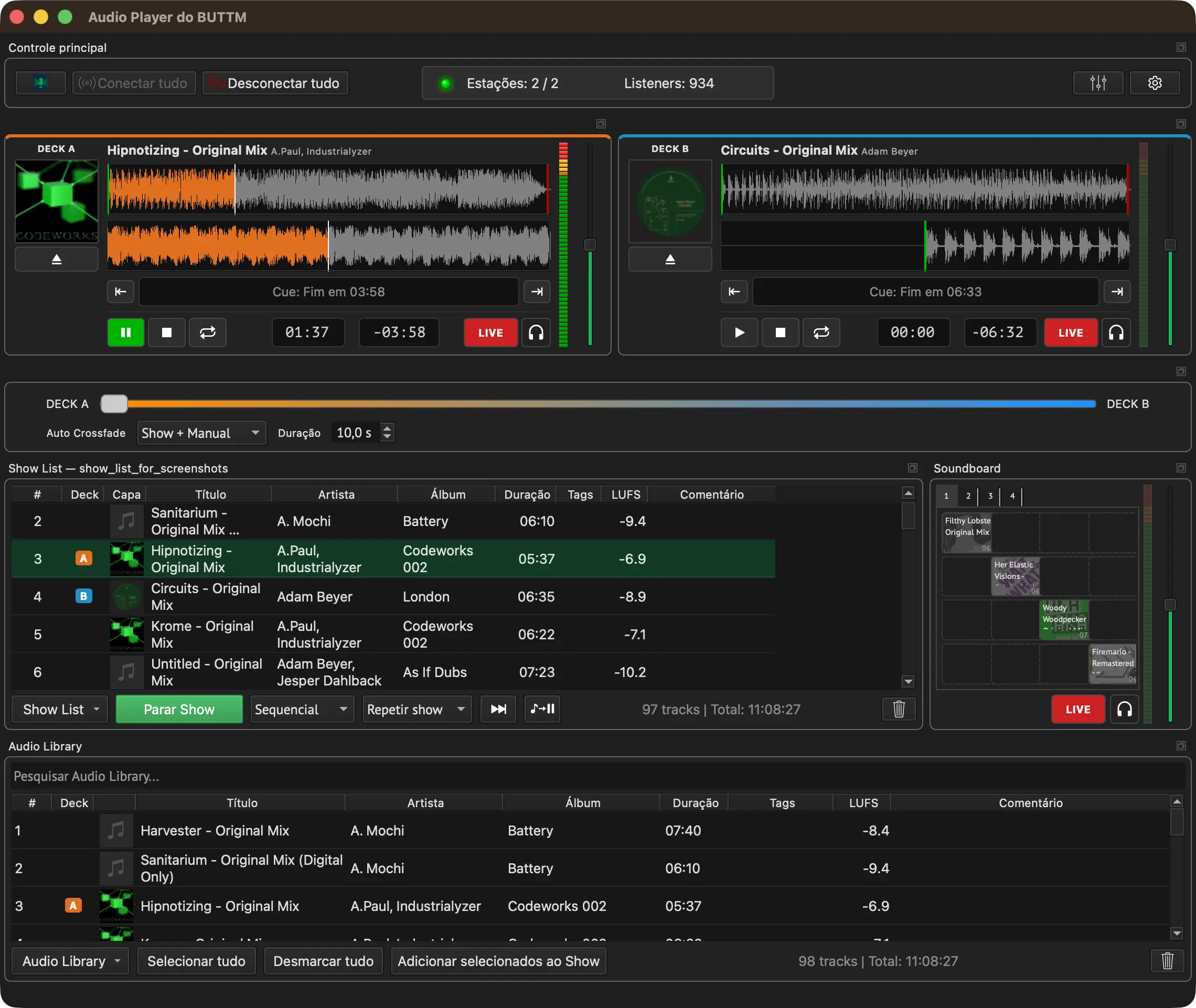 Audio Player overview